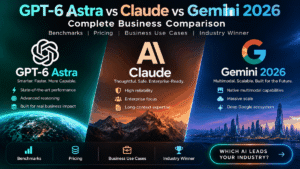 GPT-6 vs Claude vs Gemini AI model comparison